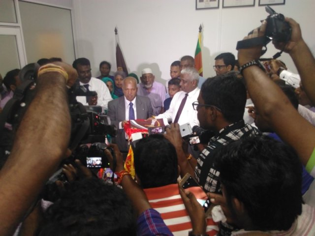 Assumption of duties by the New Govt.Agent. Mr.I.M.Haniffa-06.07.2018